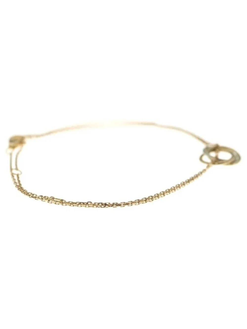 Cartier Baby Trinity Bracelet Yellow Gold White Pink 18k